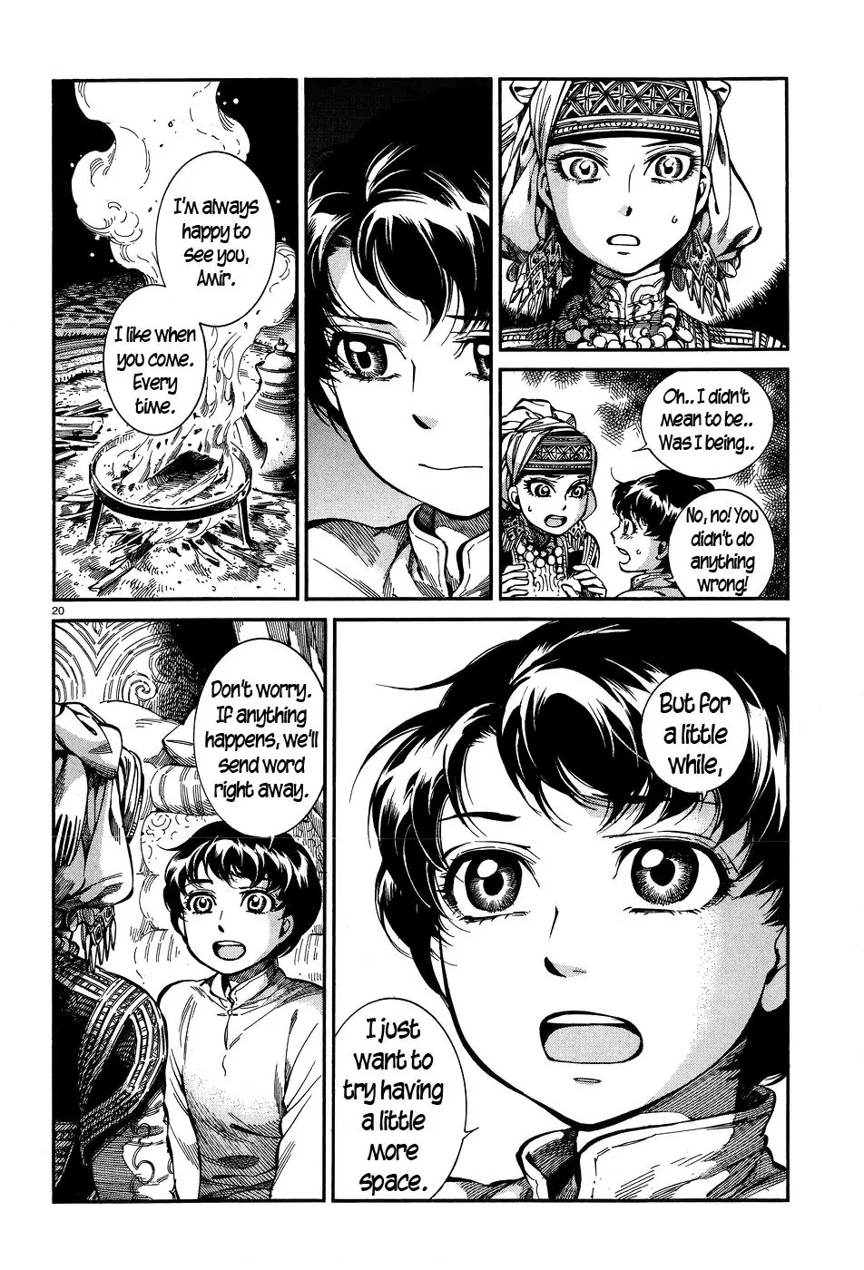 Otoyomegatari Chapter 63 page 20 - Chapter 63: Golden Eagle