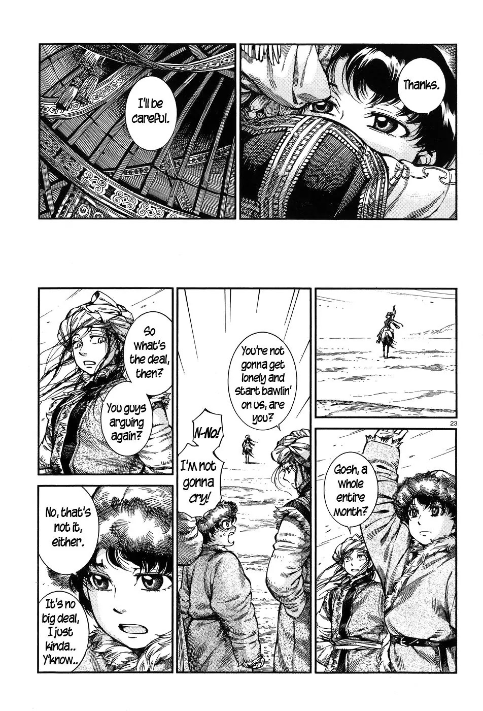 Otoyomegatari Chapter 63 page 23 - Chapter 63: Golden Eagle