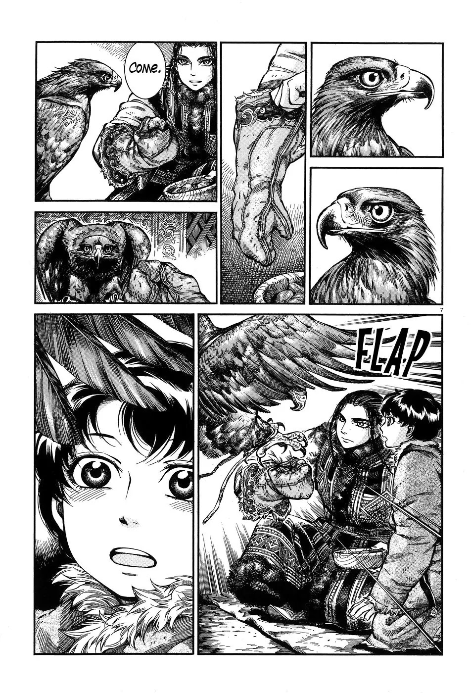 Otoyomegatari Chapter 63 page 7 - Chapter 63: Golden Eagle