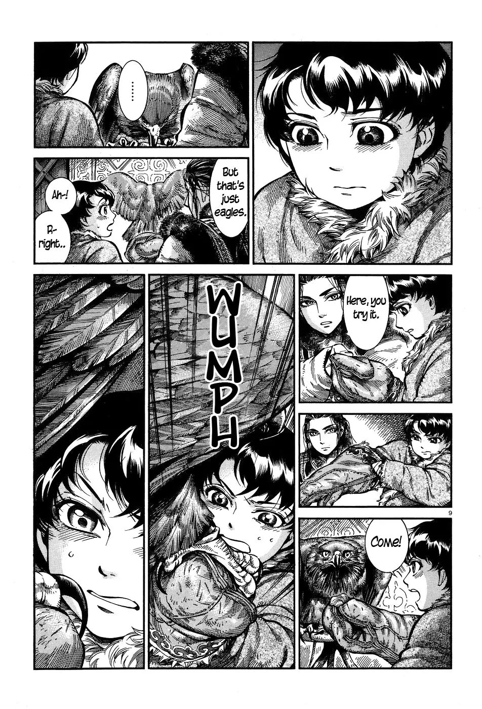 Otoyomegatari Chapter 63 page 9 - Chapter 63: Golden Eagle