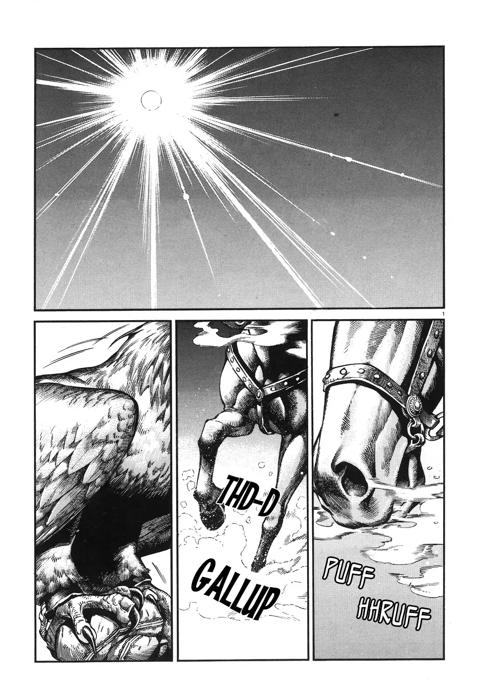 Otoyomegatari Chapter 65 page 1 - Chapter 65: Mounted Falconry