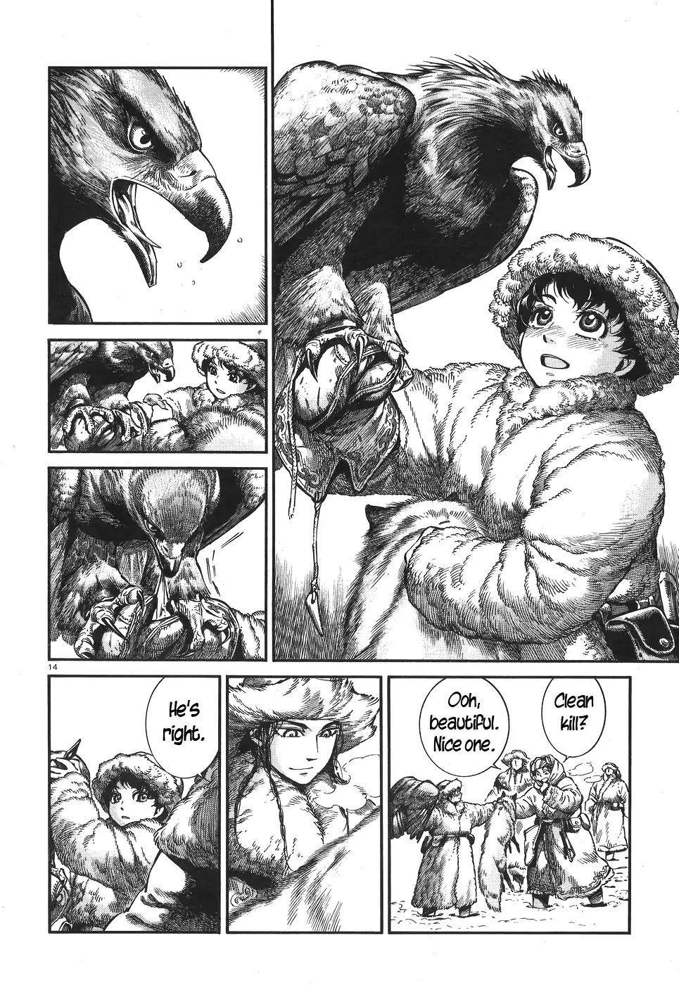 Otoyomegatari Chapter 65 page 13 - Chapter 65: Mounted Falconry