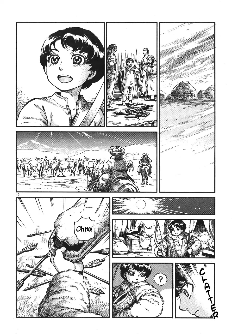 Otoyomegatari Chapter 65 page 15 - Chapter 65: Mounted Falconry