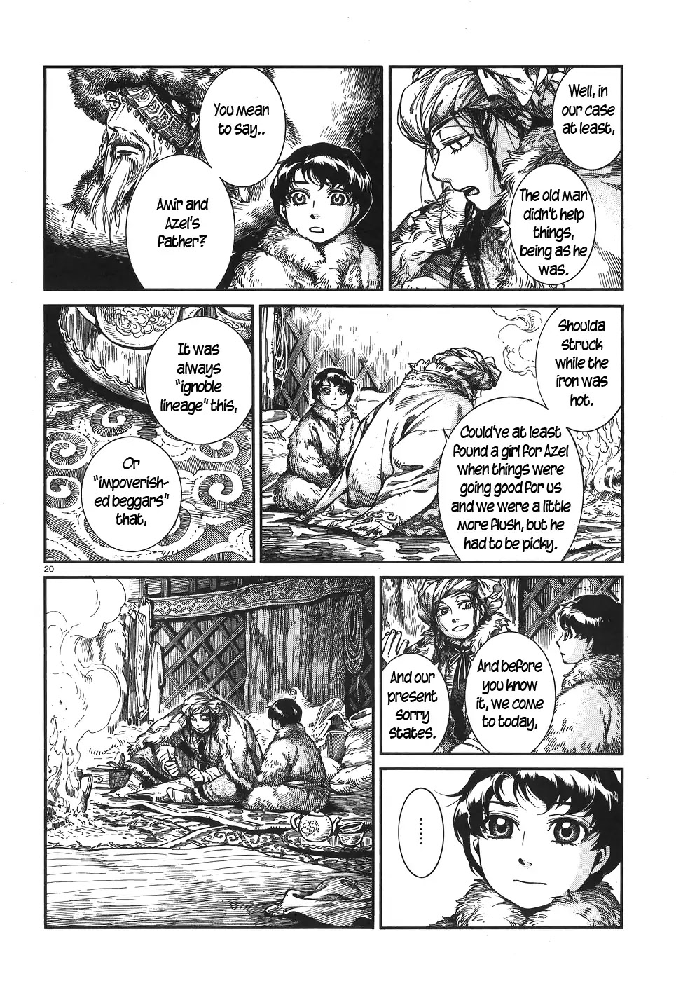 Otoyomegatari Chapter 65 page 19 - Chapter 65: Mounted Falconry