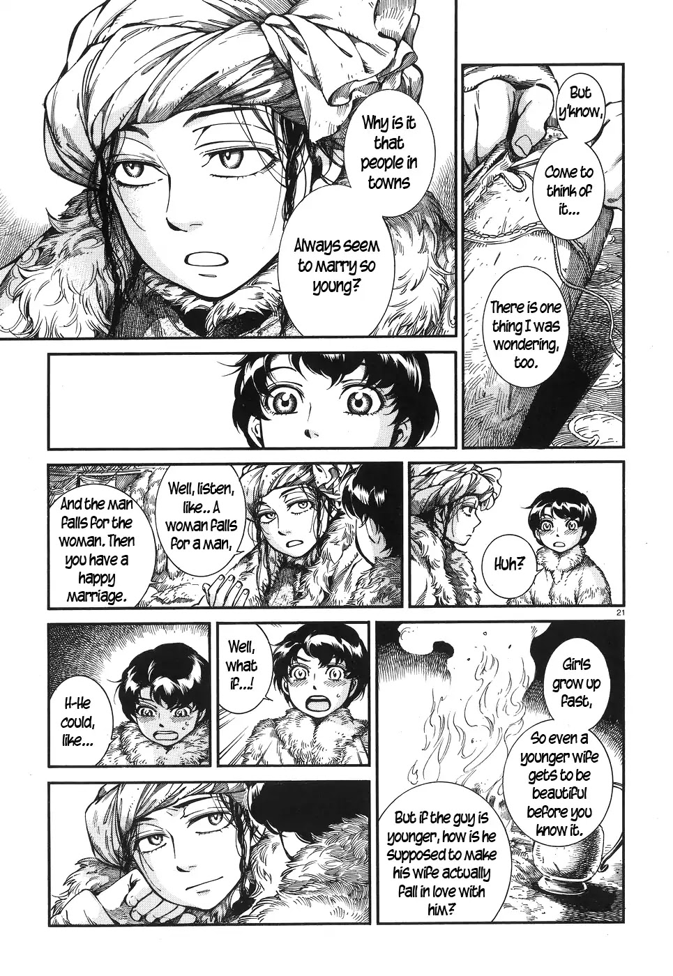 Otoyomegatari Chapter 65 page 20 - Chapter 65: Mounted Falconry