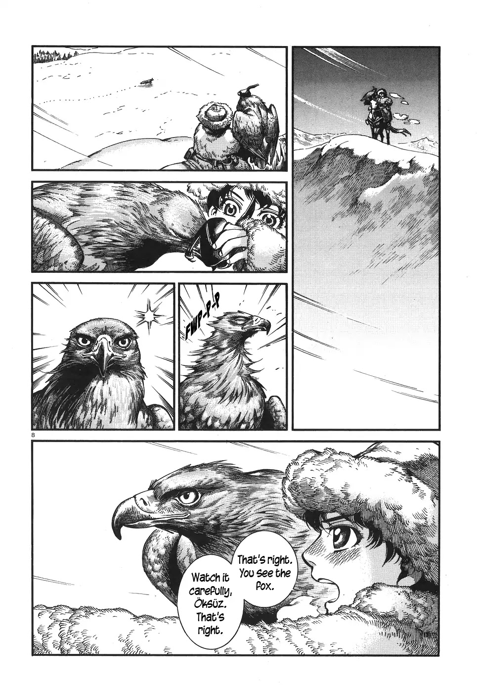 Otoyomegatari Chapter 65 page 7 - Chapter 65: Mounted Falconry