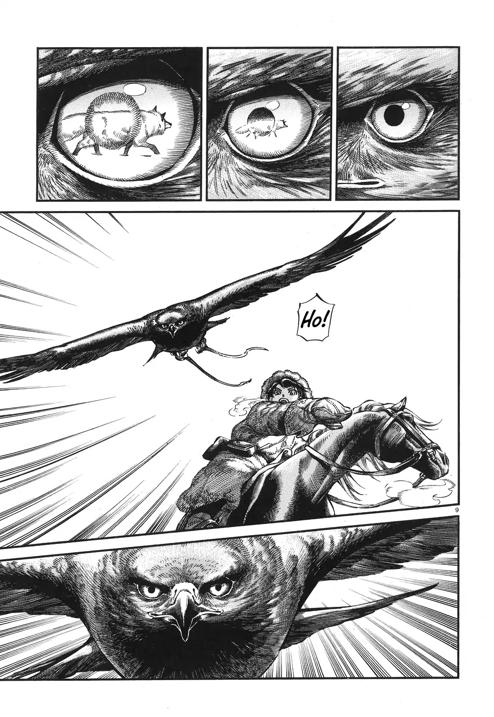Otoyomegatari Chapter 65 page 8 - Chapter 65: Mounted Falconry
