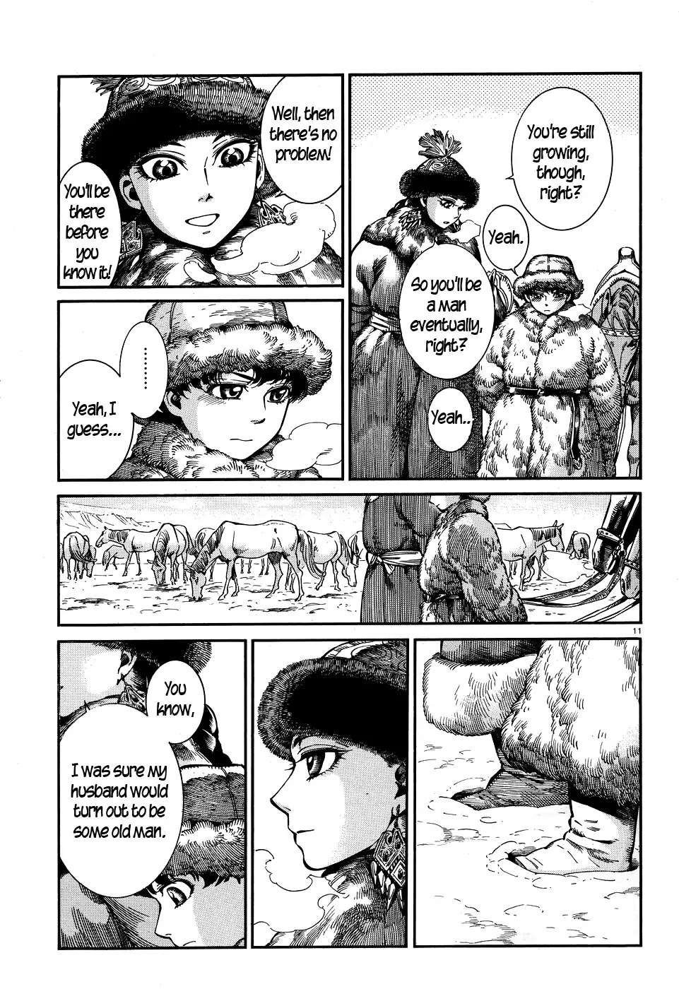 Otoyomegatari Chapter 66 page 10 - Chapter 66: Horsewatching