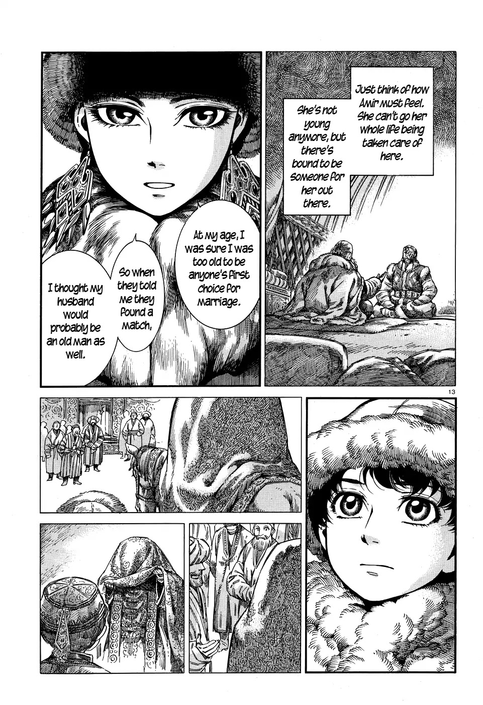 Otoyomegatari Chapter 66 page 12 - Chapter 66: Horsewatching