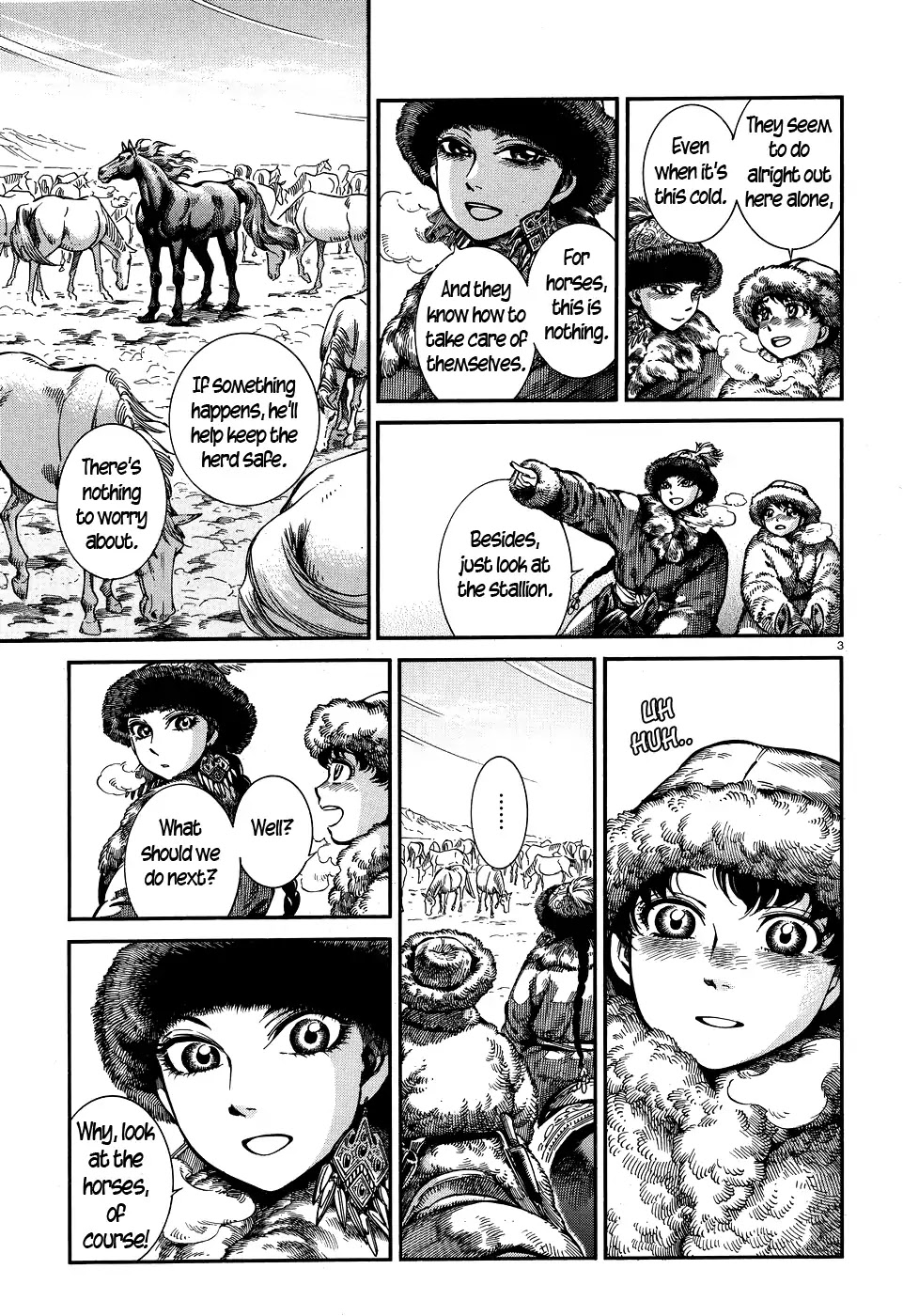 Otoyomegatari Chapter 66 page 3 - Chapter 66: Horsewatching