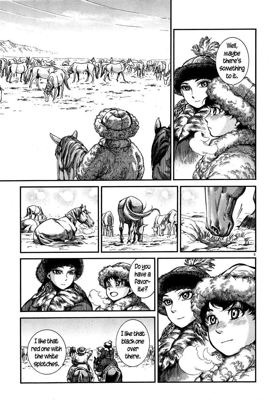 Otoyomegatari Chapter 66 page 5 - Chapter 66: Horsewatching