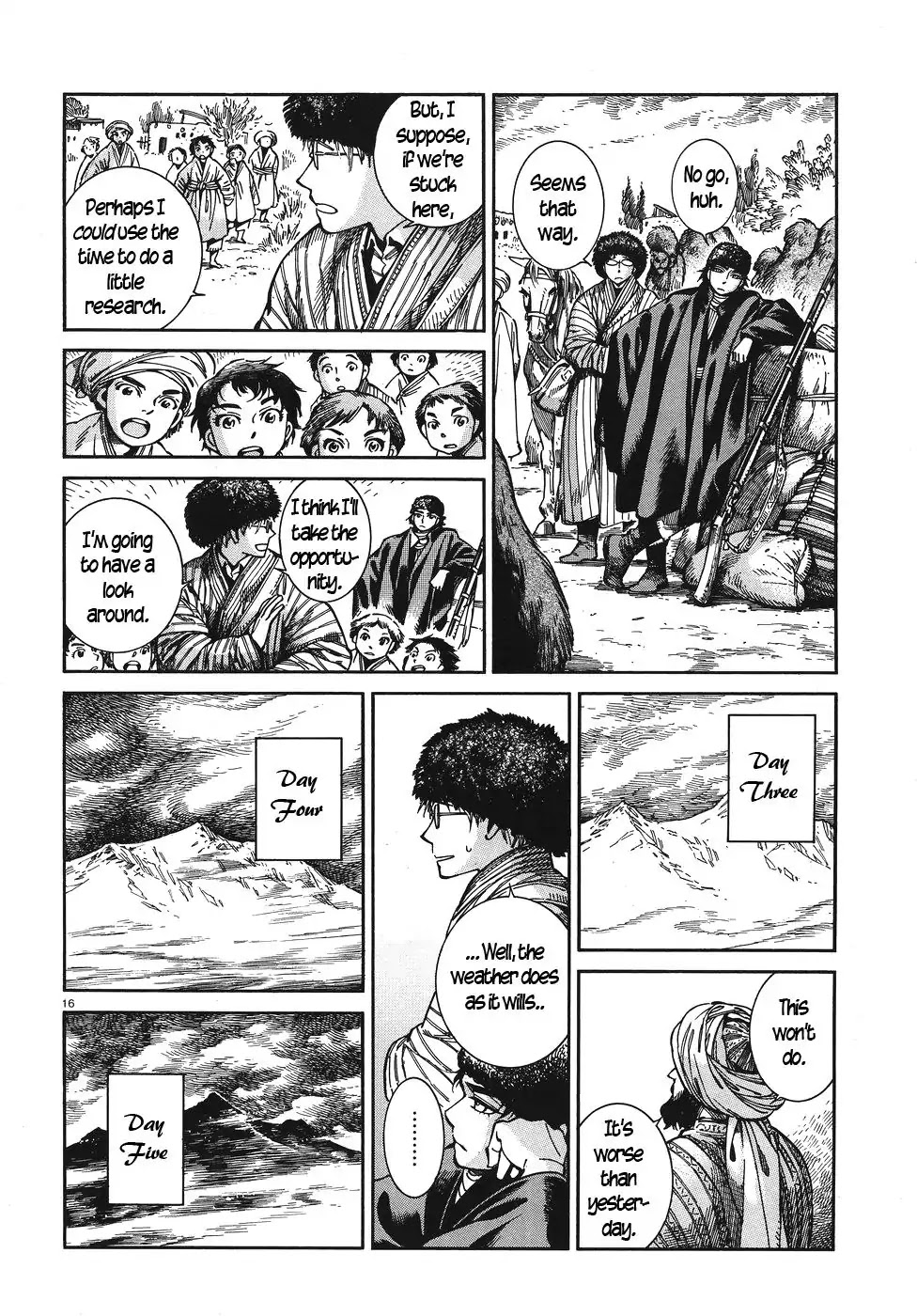 Otoyomegatari Chapter 67 page 16 - Chapter 67: Little Town on the Border