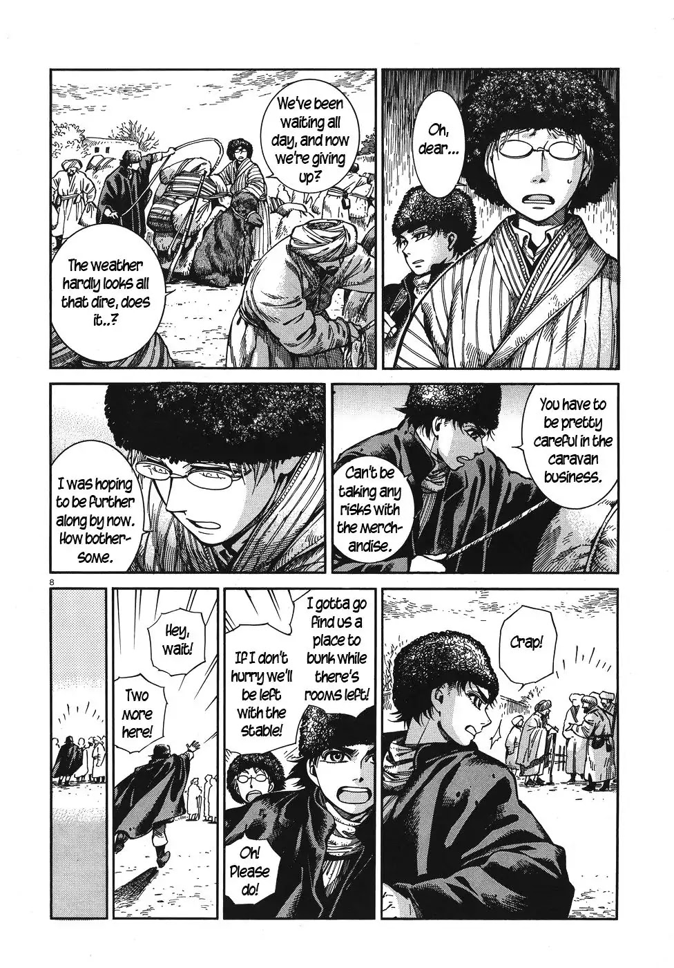 Otoyomegatari Chapter 67 page 8 - Chapter 67: Little Town on the Border