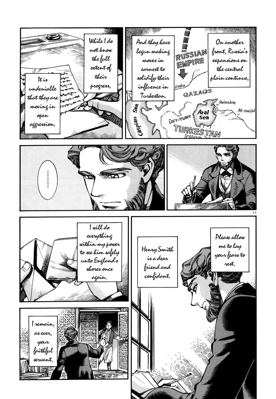 Otoyomegatari Chapter 68 page 11 - Chapter 68: Mountain Road