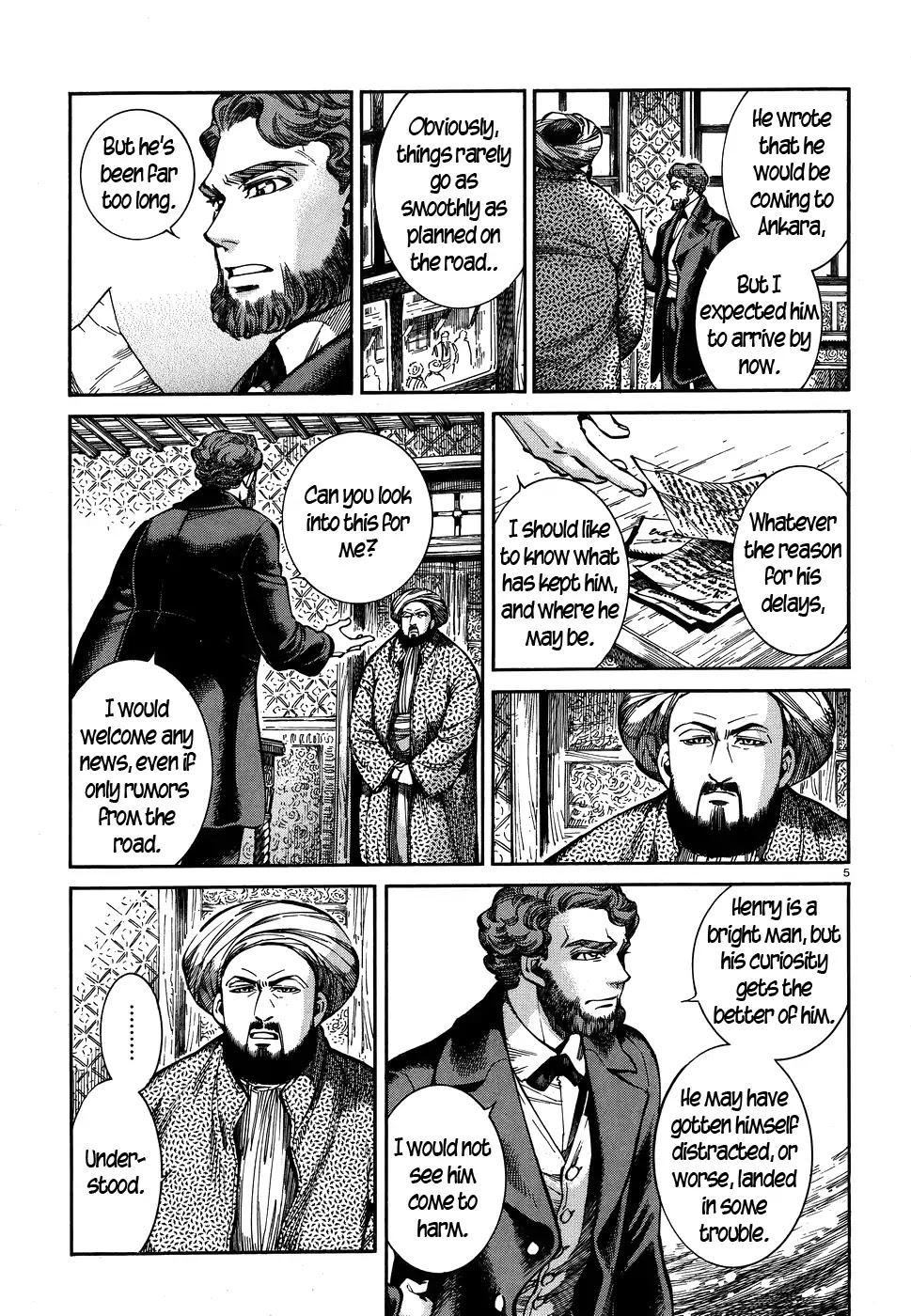 Otoyomegatari Chapter 68 page 5 - Chapter 68: Mountain Road