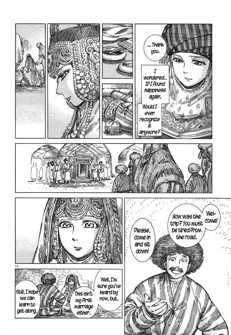 Otoyomegatari Chapter 71 page 14 - Chapter 71: In Days Since
