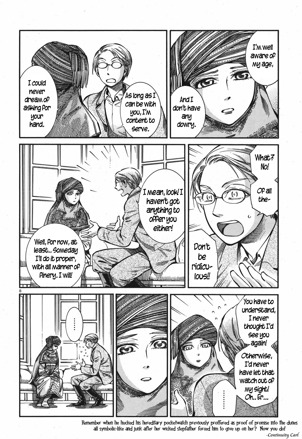 Otoyomegatari Chapter 72 page 8 - Chapter 72: Vows