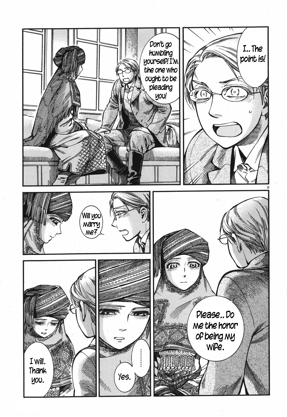 Otoyomegatari Chapter 72 page 9 - Chapter 72: Vows