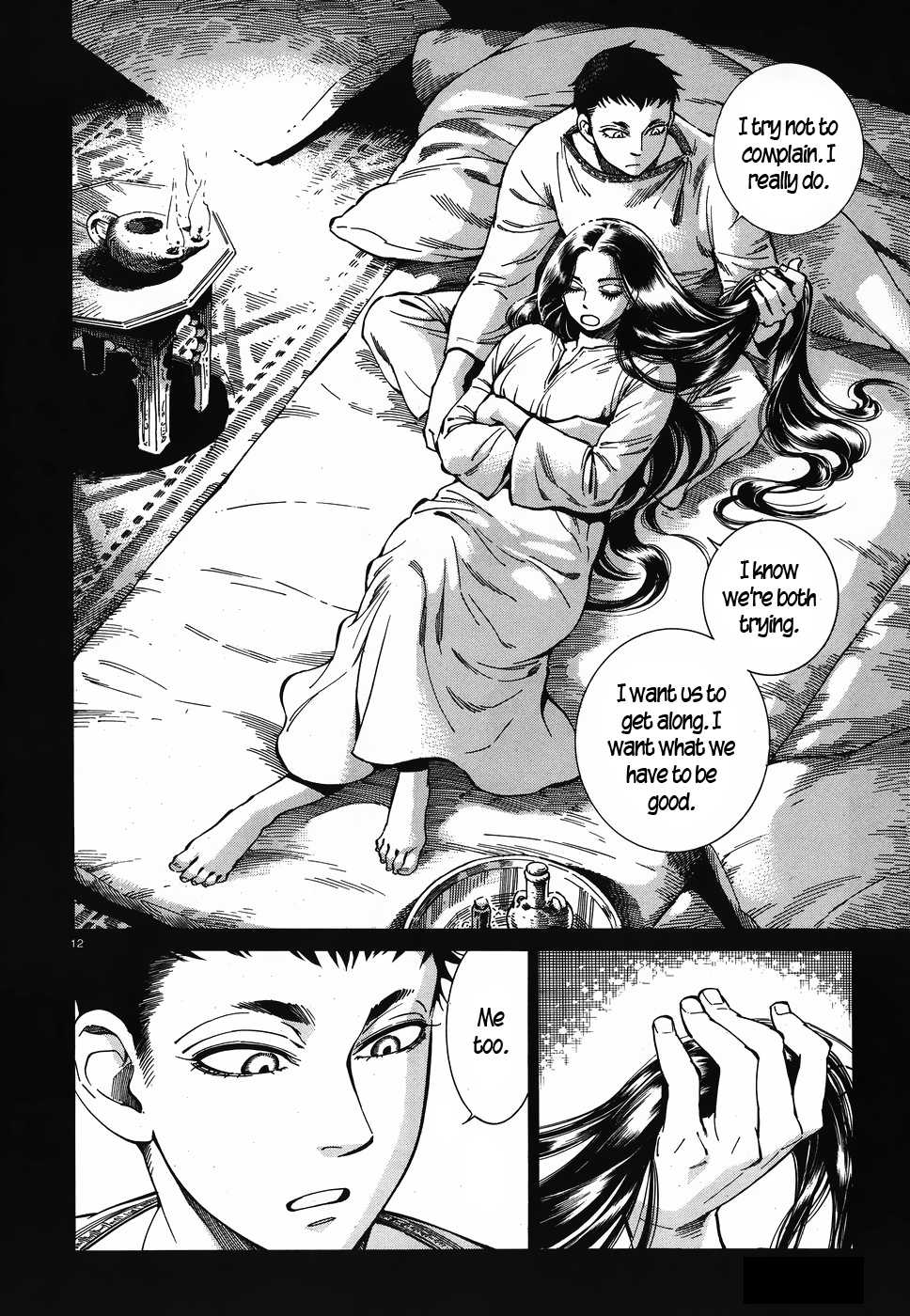 Otoyomegatari Chapter 79 page 12 - Chapter 79: Hair