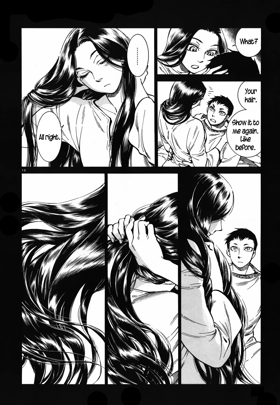 Otoyomegatari Chapter 79 page 14 - Chapter 79: Hair