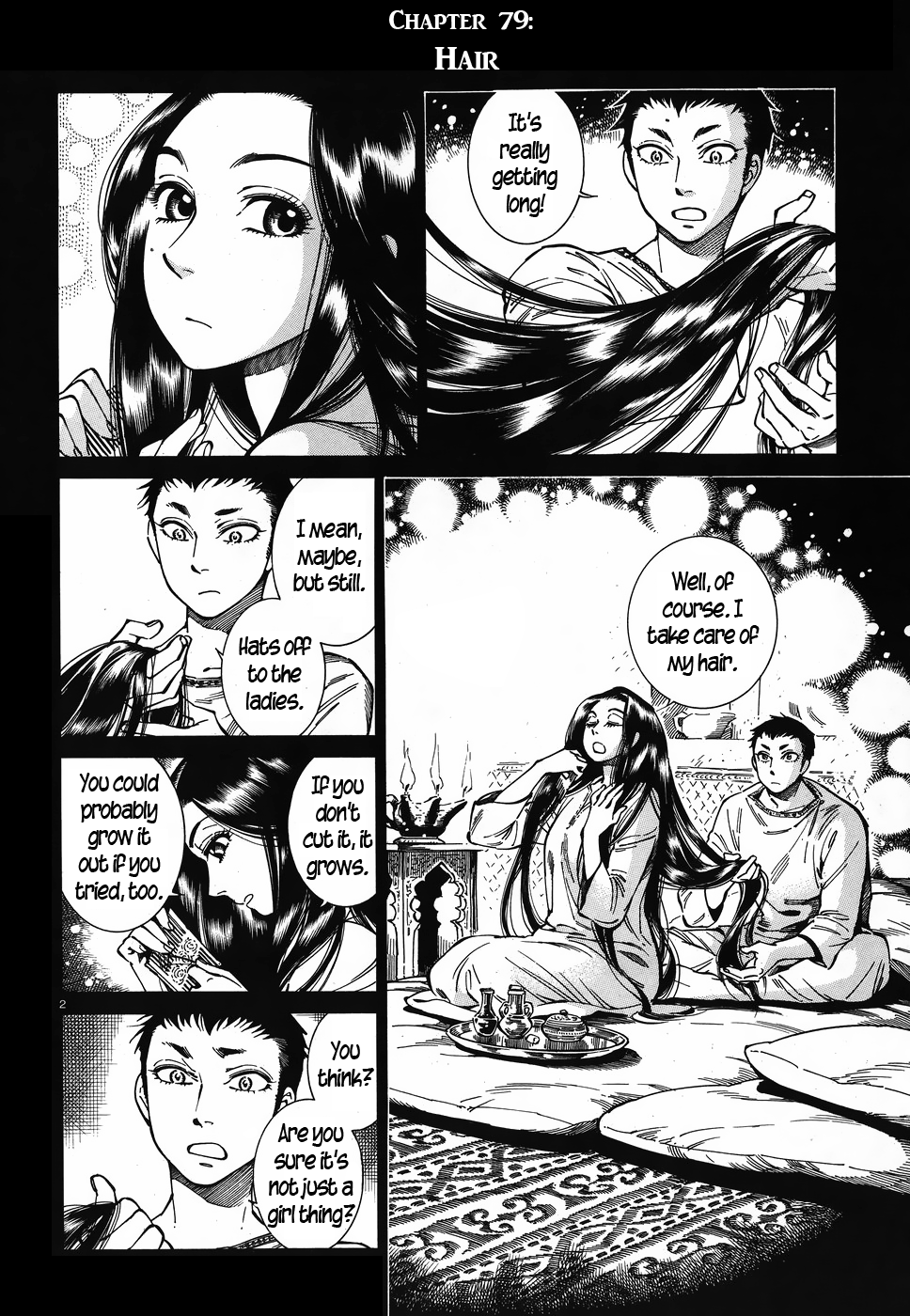 Otoyomegatari Chapter 79 page 2 - Chapter 79: Hair