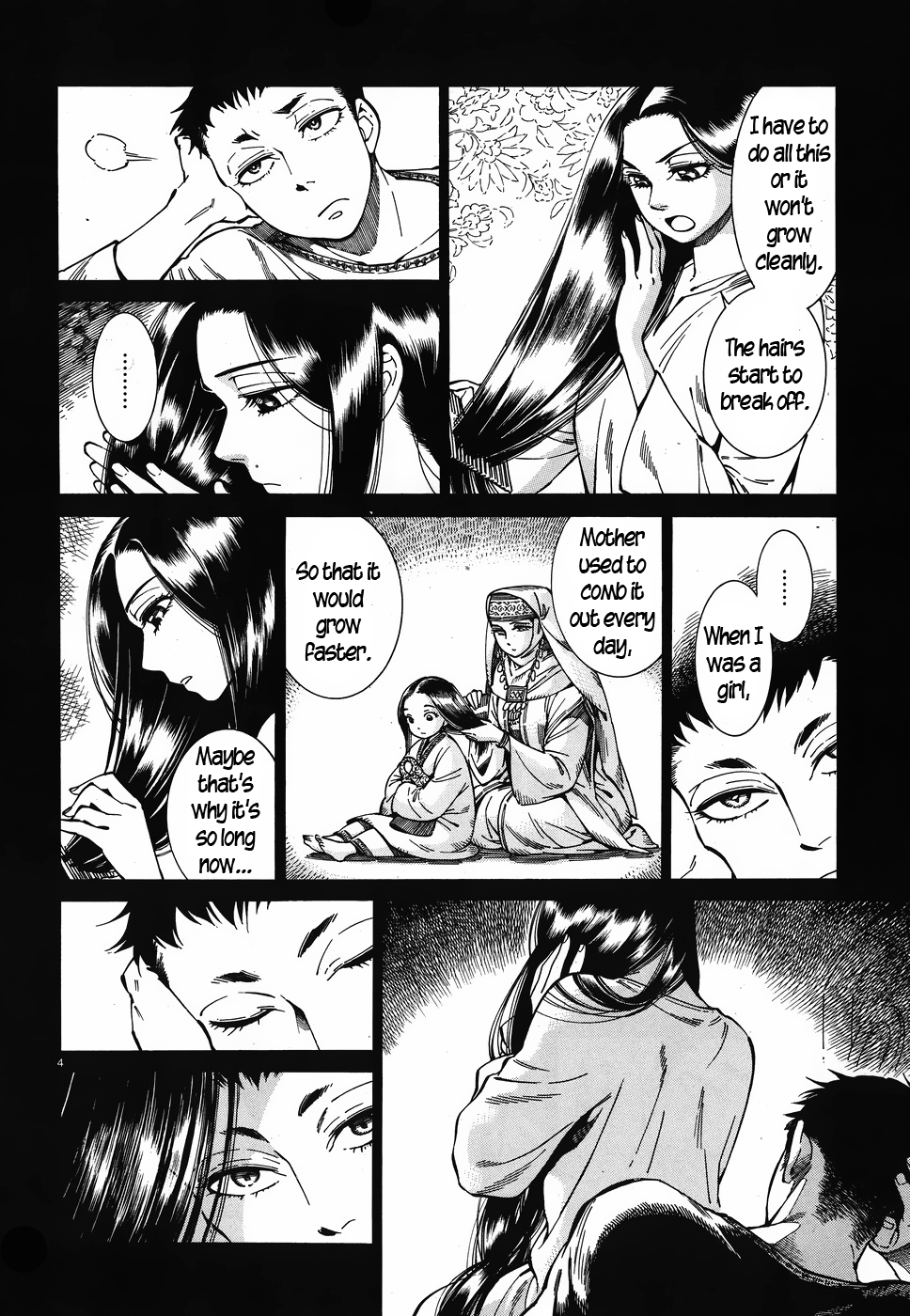Otoyomegatari Chapter 79 page 4 - Chapter 79: Hair