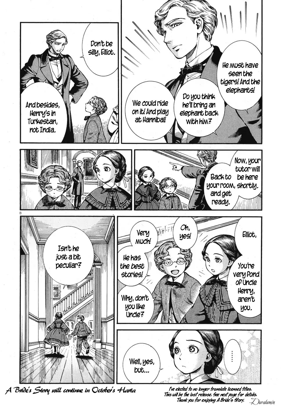Otoyomegatari Chapter 84 page 8 - Chapter 84: A Letter