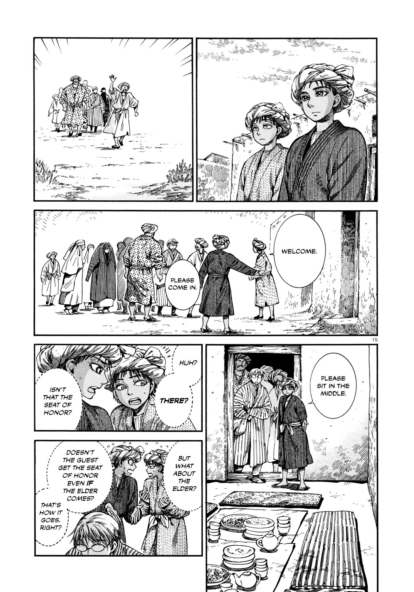Otoyomegatari Chapter 88 page 15 - Chapter 88: Guests -Part 1-