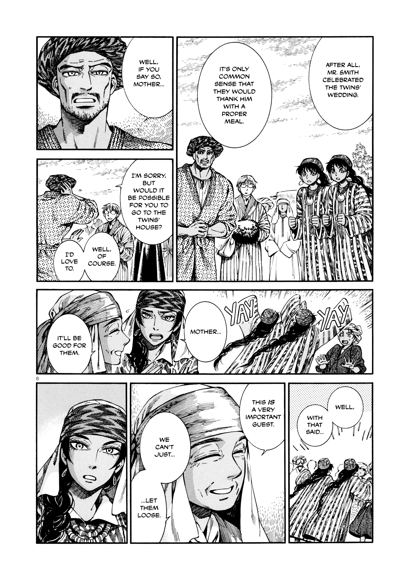 Otoyomegatari Chapter 88 page 8 - Chapter 88: Guests -Part 1-