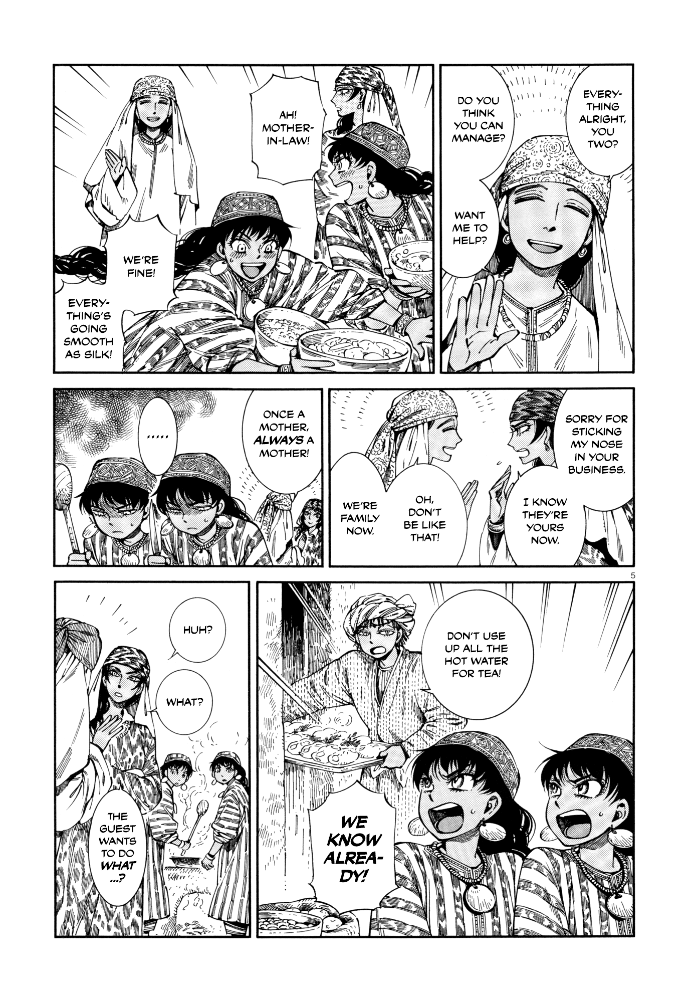 Otoyomegatari Chapter 89 page 5 - Chapter 89: Guests -Part 2-