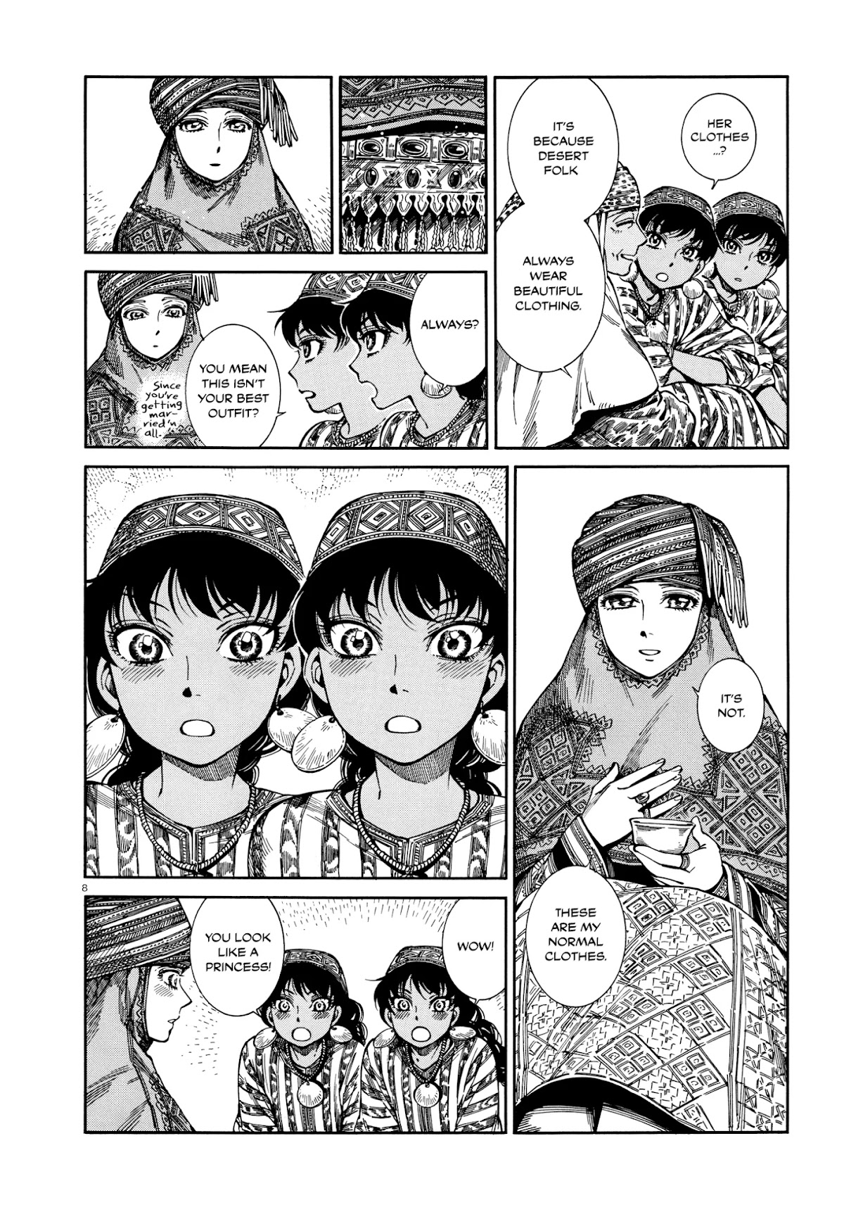 Otoyomegatari Chapter 90 page 8 - Chapter 90: Guests -Part 3-