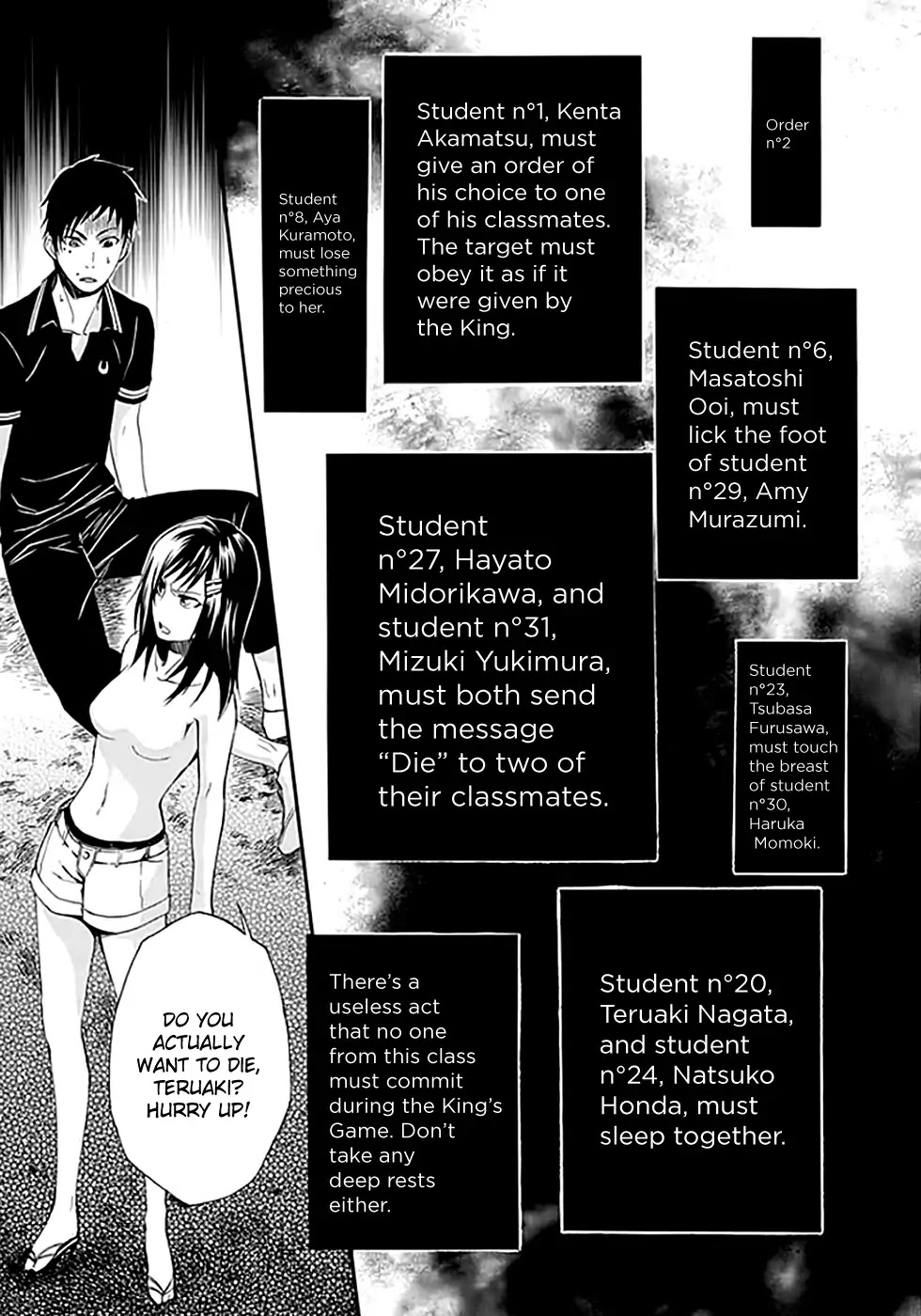 Ou-sama Game - Shuukyoku Chapter 6 page 9 - Chapter 6