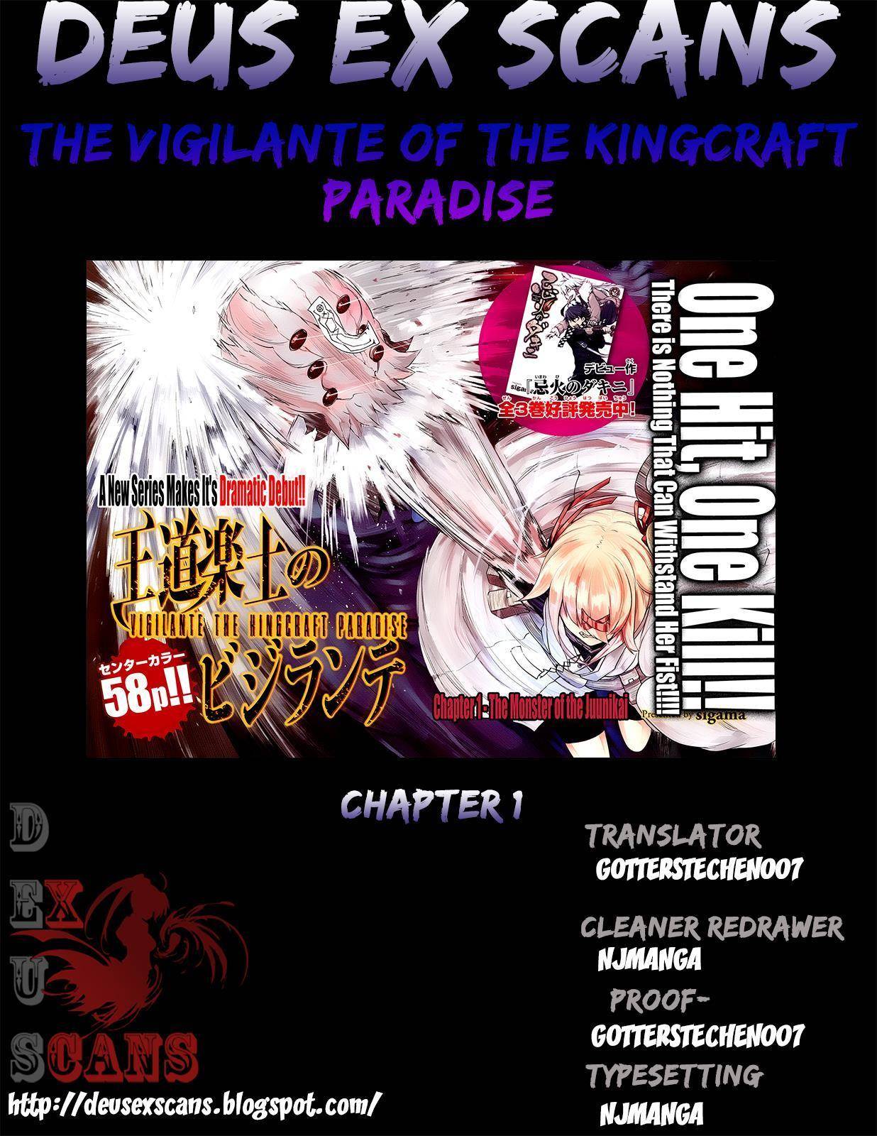 Oudou Rakudo no Vigilante Chapter 1 page 56 - Chapter 1: The Monster of the Juunikai