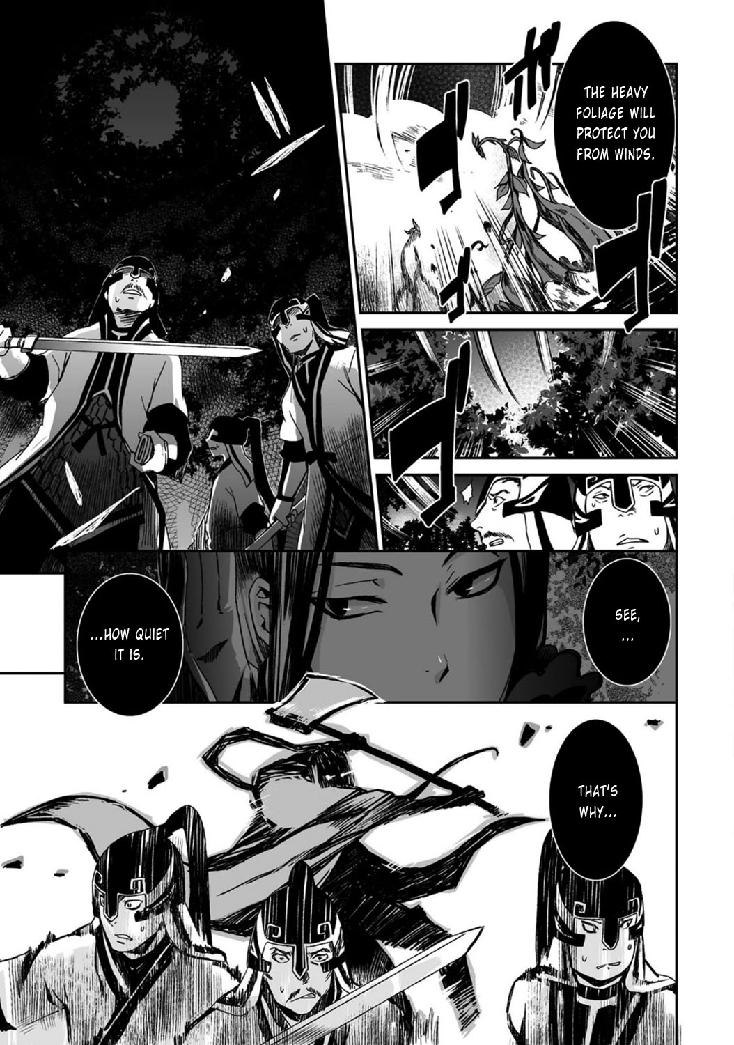 Ouja no Yuugi Chapter 18.4 page 22 - Chapter 18 v4 : When strategist's heart is in turmoil, general loses his life on the...