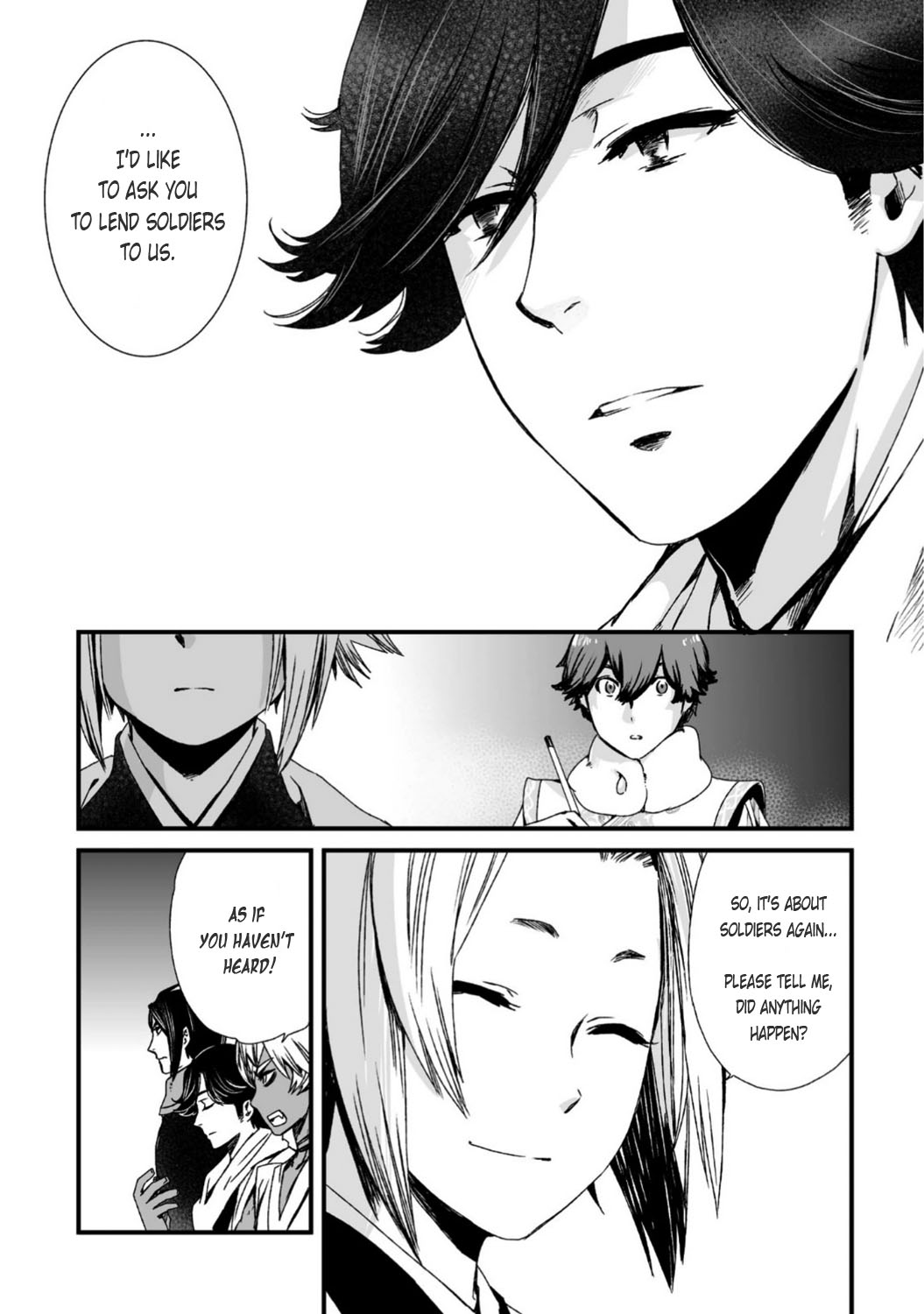 Ouja no Yuugi Chapter 24 page 7 - Chapter 24 : Dark clouds and two men are casting their shadows over the capital