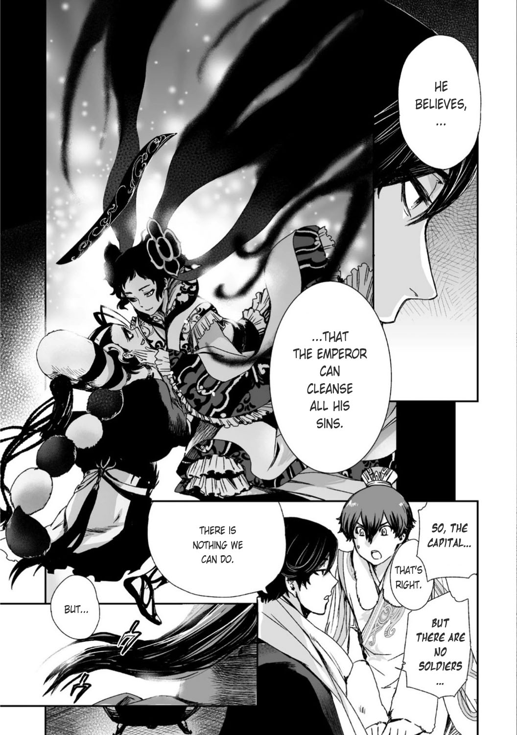 Ouja no Yuugi Chapter 25 page 36 - Chapter 25 : Innocent God of Death: his past and present