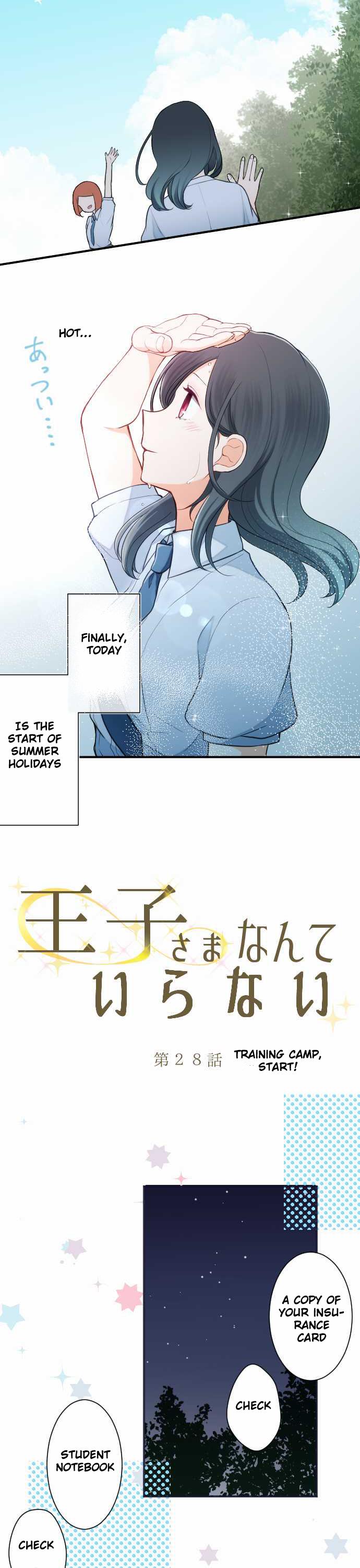 Ouji-sama Nante Iranai Chapter 28 page 4 - Chapter 28: Training camp, start!