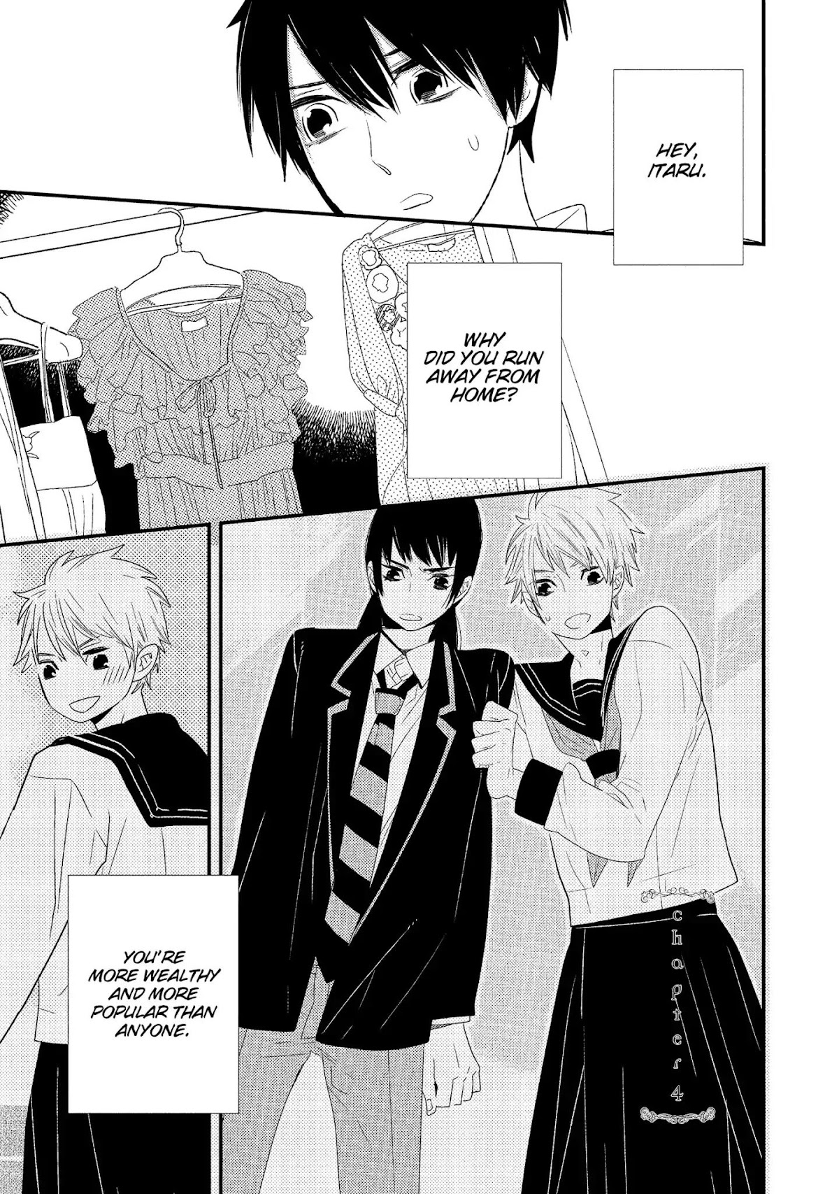 Ouji-sama to Haiiro no Hibi Chapter 4 page 1 - Chapter 4