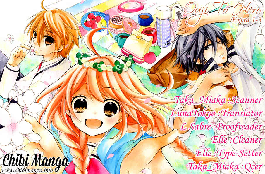 Ouji to Hero Chapter 15.5 page 1 - Chapter 15.5: Extras
