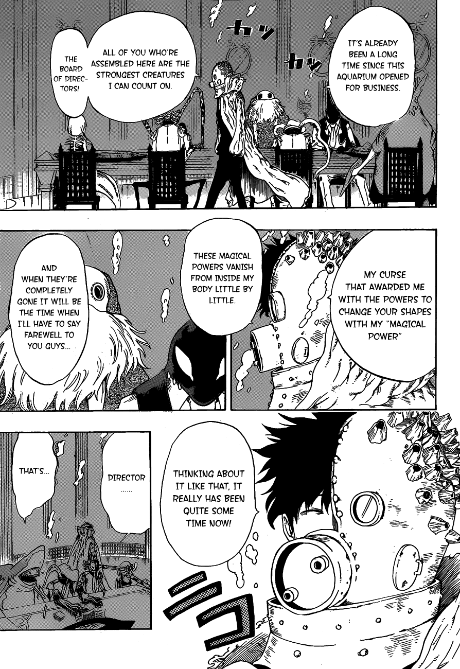 Oumagadoki Doubutsuen Chapter 11.2 page 14 - Chapter 11 v2 : Welcome To Ushimitsudoki Aquarium!