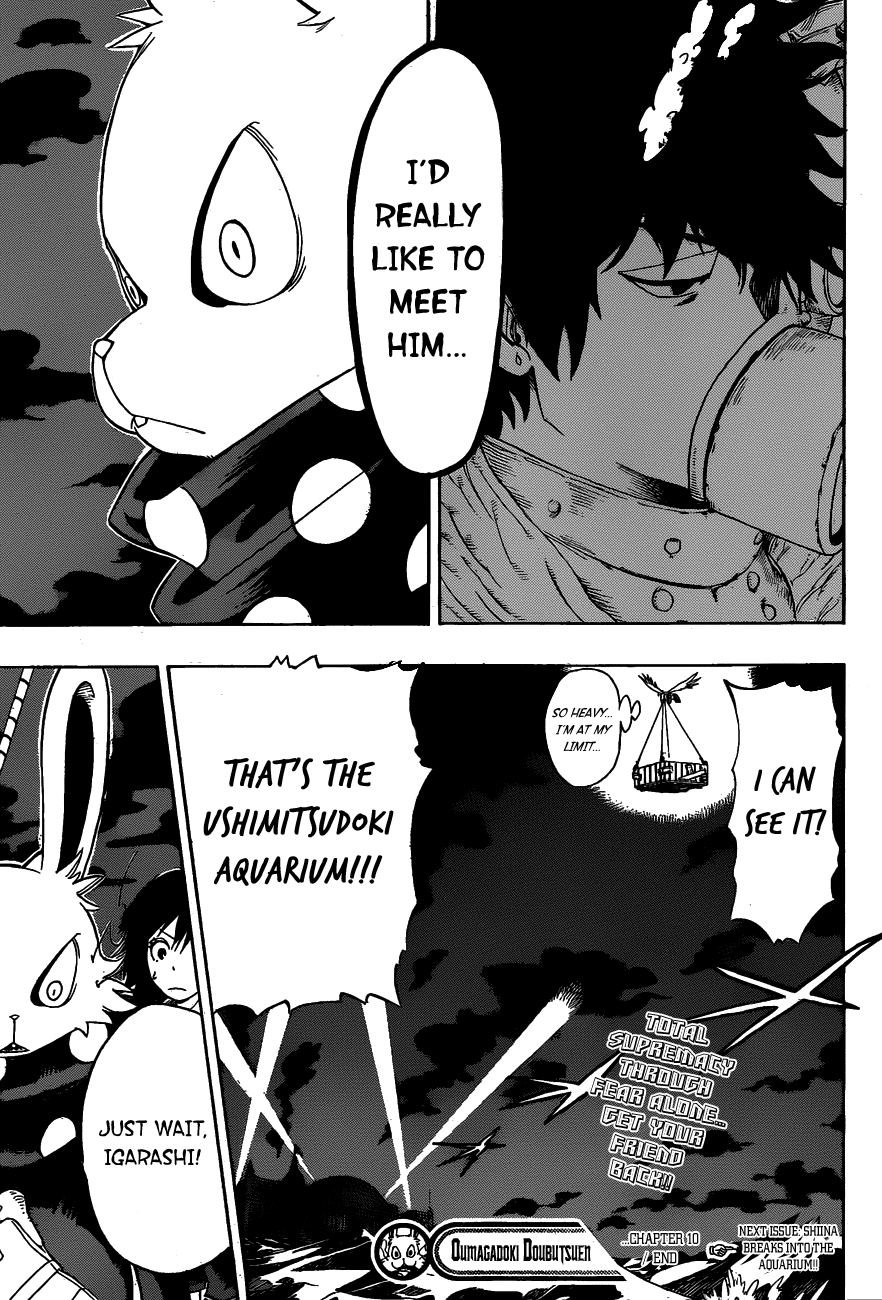 Oumagadoki Doubutsuen Chapter 11.2 page 18 - Chapter 11 v2 : Welcome To Ushimitsudoki Aquarium!
