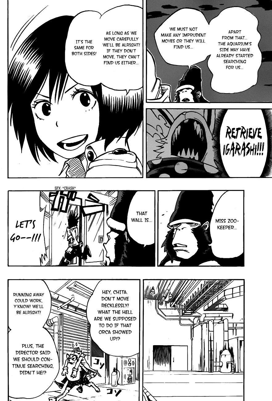Oumagadoki Doubutsuen Chapter 14.2 page 12 - Chapter 14 v2 : Zoo vs. Aquarium, It Begins!
