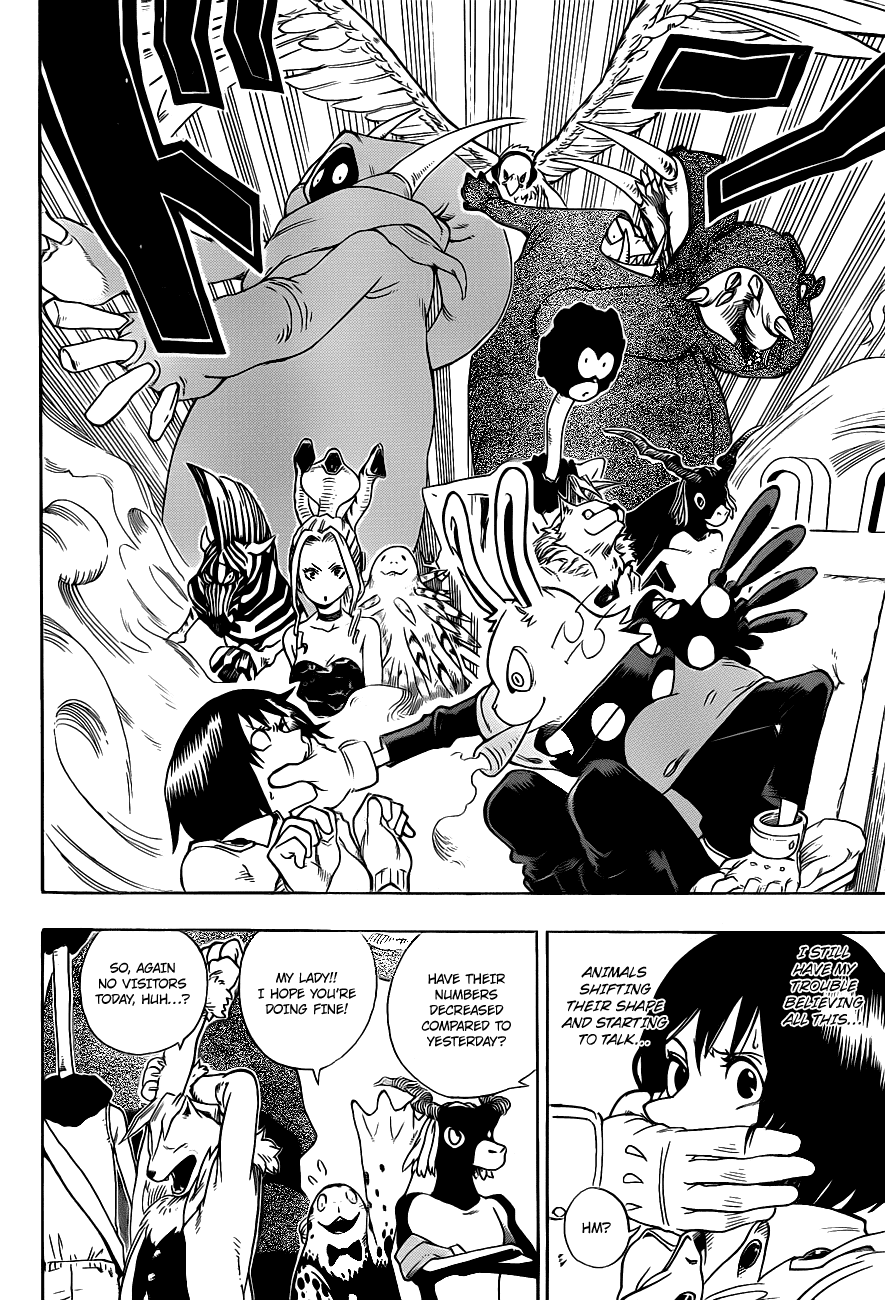Oumagadoki Doubutsuen Chapter 2.2 page 13 - Chapter 2 v2 : The Bunny, The Gorilla and The Animal Keeper