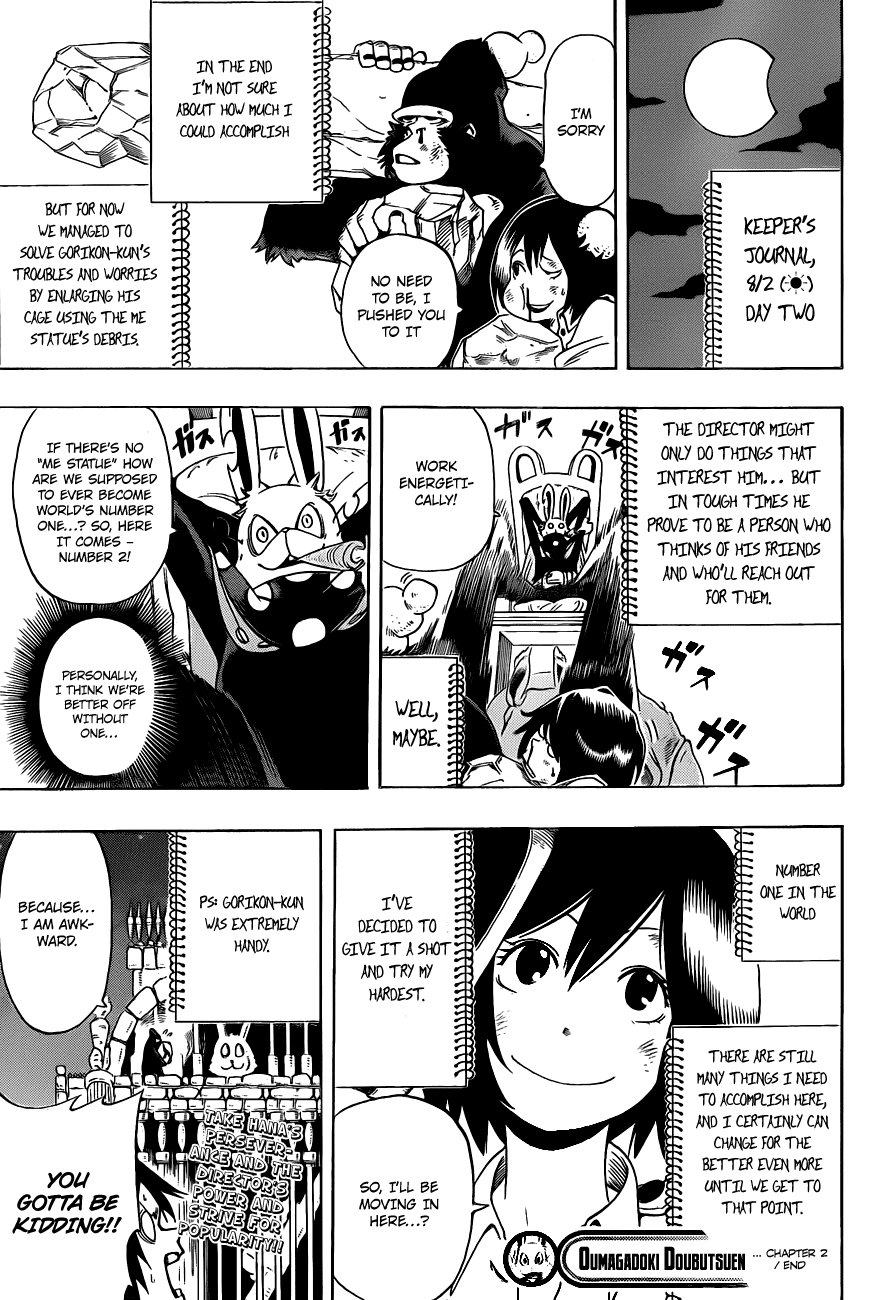 Oumagadoki Doubutsuen Chapter 2.2 page 26 - Chapter 2 v2 : The Bunny, The Gorilla and The Animal Keeper