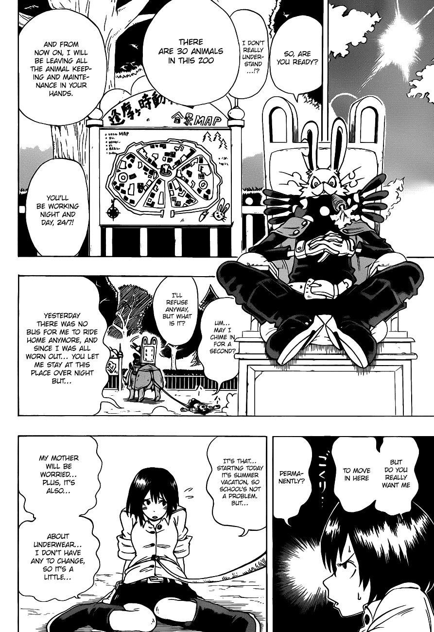 Oumagadoki Doubutsuen Chapter 2.2 page 5 - Chapter 2 v2 : The Bunny, The Gorilla and The Animal Keeper