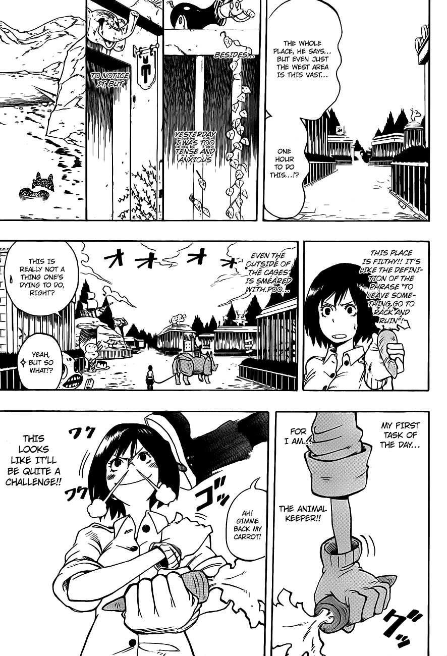 Oumagadoki Doubutsuen Chapter 2.2 page 8 - Chapter 2 v2 : The Bunny, The Gorilla and The Animal Keeper
