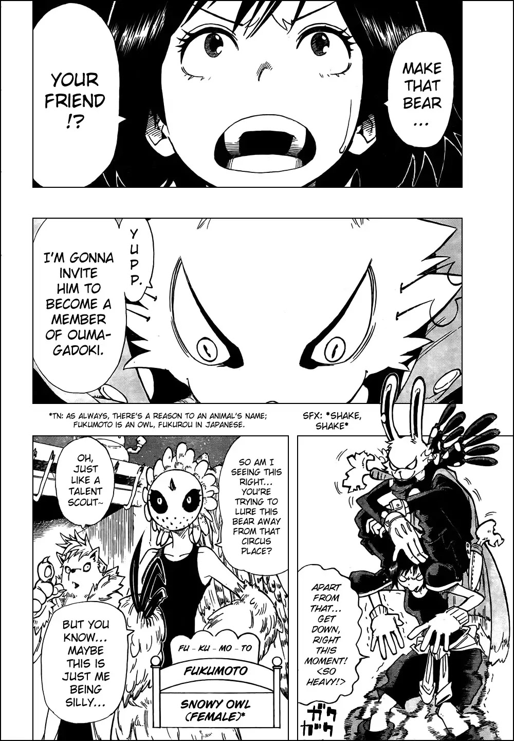 Oumagadoki Doubutsuen Chapter 28 page 4 - Chapter 28 : Welcome to the Yatsudoki Circus