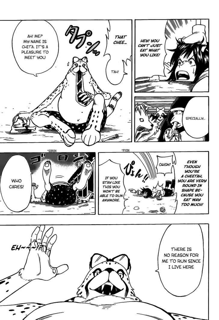 Oumagadoki Doubutsuen Chapter 3 page 6 - Chapter 3 : Rabbit, Cheetah And The Behavior Exhibition