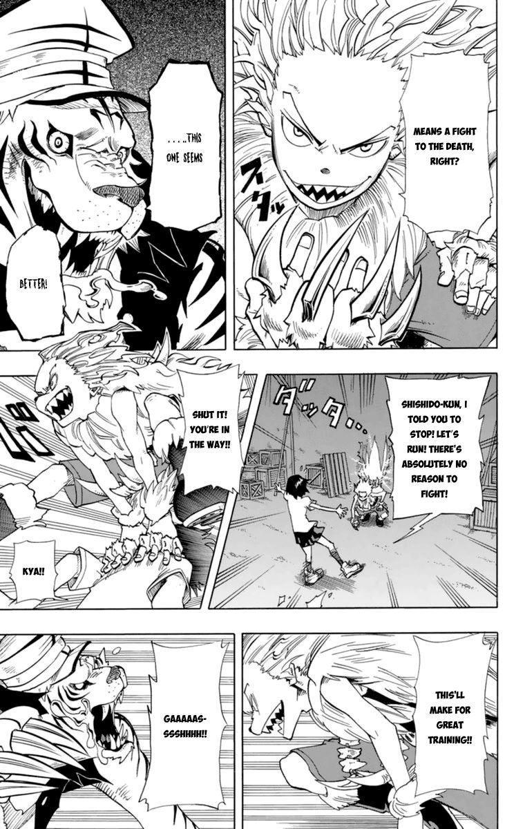 Oumagadoki Doubutsuen Chapter 30 page 10 - Chapter 30 : The King of One Hundred Beasts Vs. the King of the Jungle