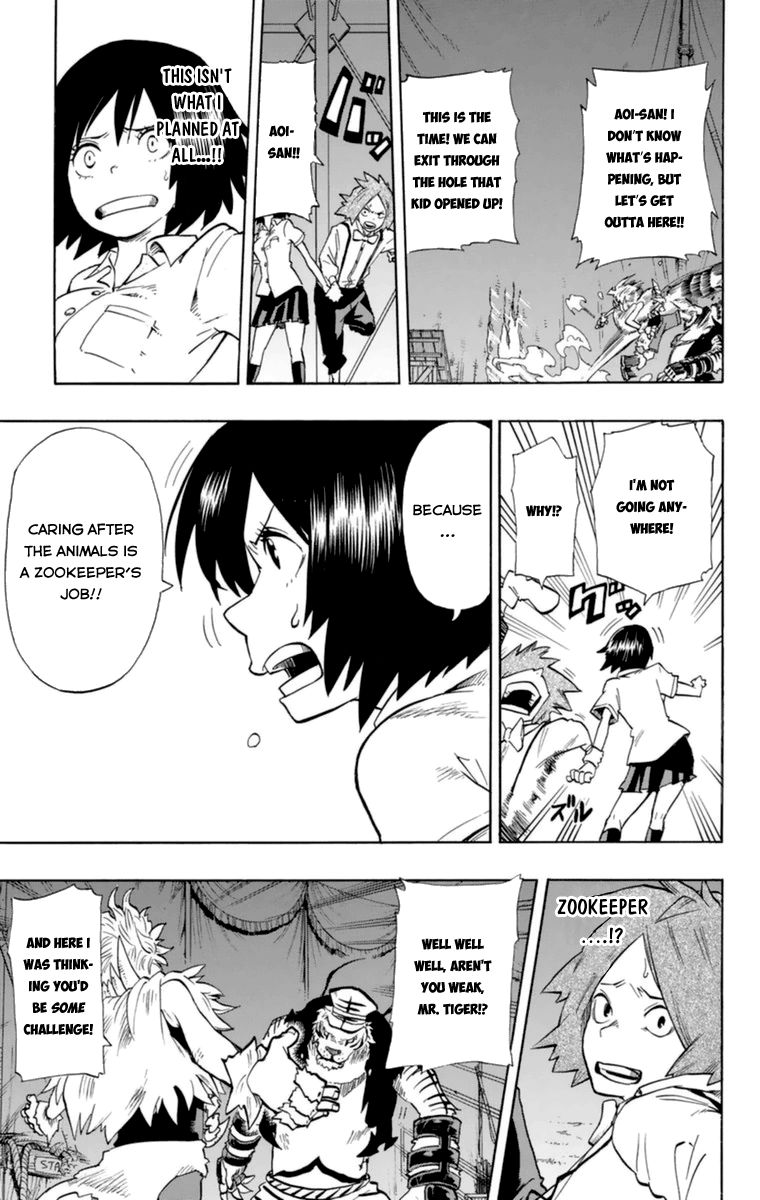 Oumagadoki Doubutsuen Chapter 30 page 12 - Chapter 30 : The King of One Hundred Beasts Vs. the King of the Jungle